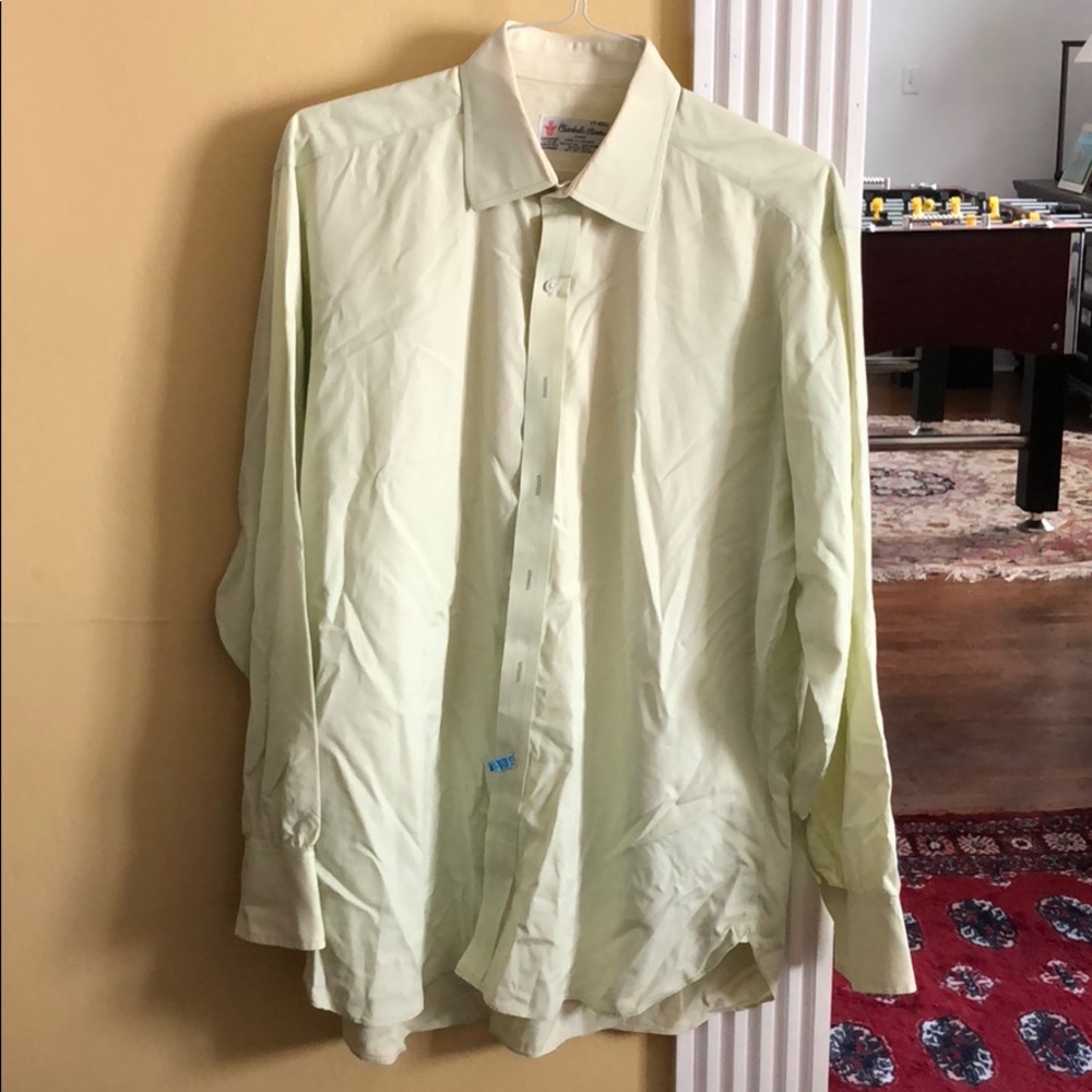 Mens green shirt 17-43cm by Turnbull & Asser LTD